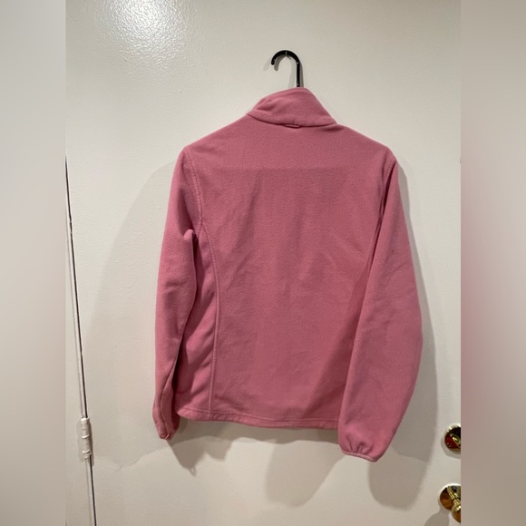 L.L. Bean Full Zip Fleece Jacket PINK Womens Small EUC - Picture 4 of 5